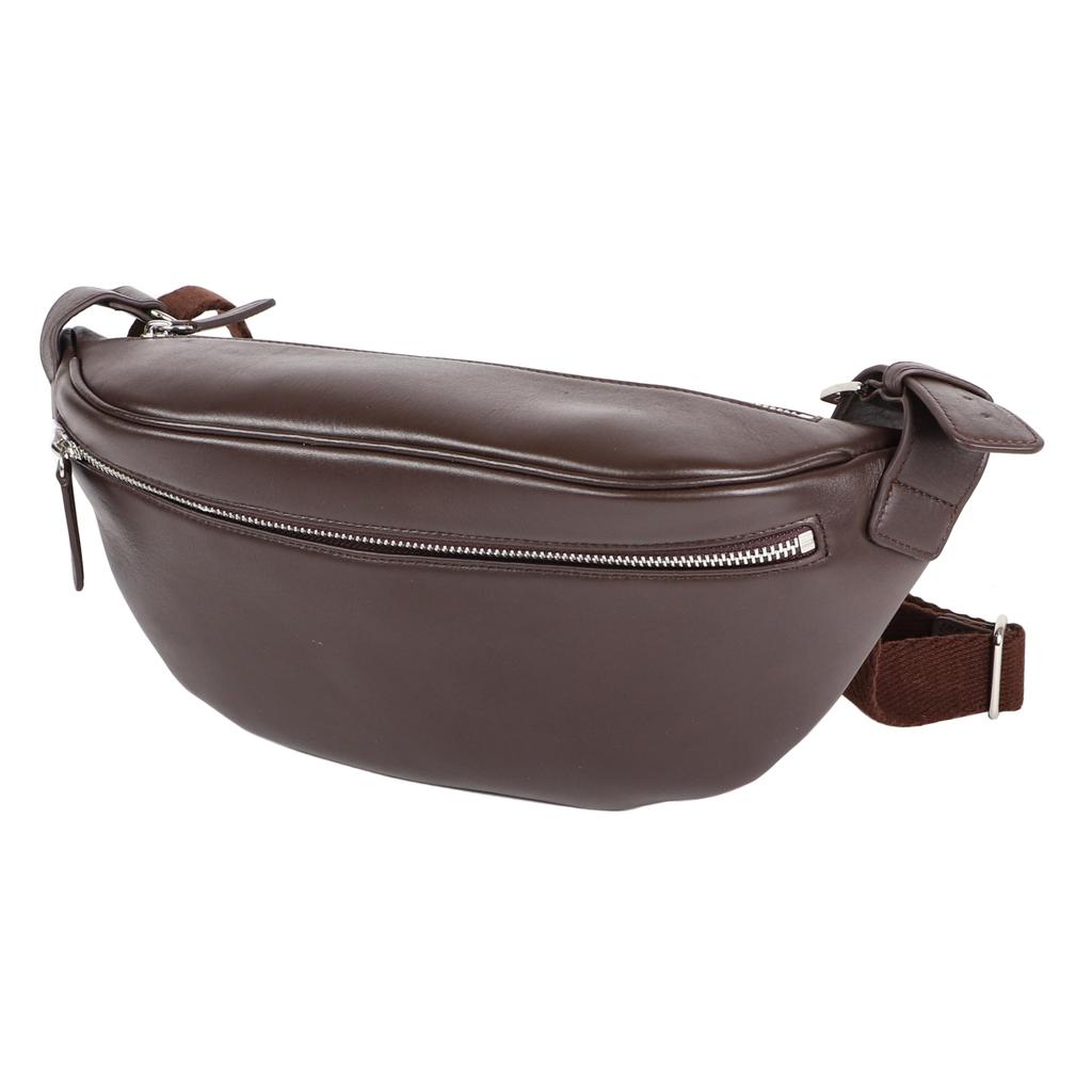 Boosters Genuine Leather NP Leather Dark Brown One-Shoulder Bag/Shoulder Pouch,