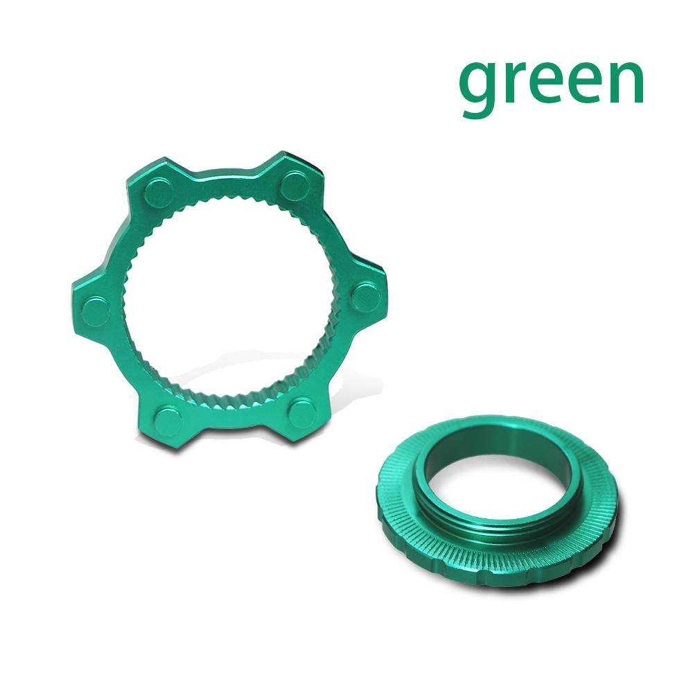 Bike Hub Center Lock To 6 Hole Adapter Mountain Bicycle Centerlock Hubs Middle Lock Conversion Seat 6 Bolt Rotor Disc Brake Part