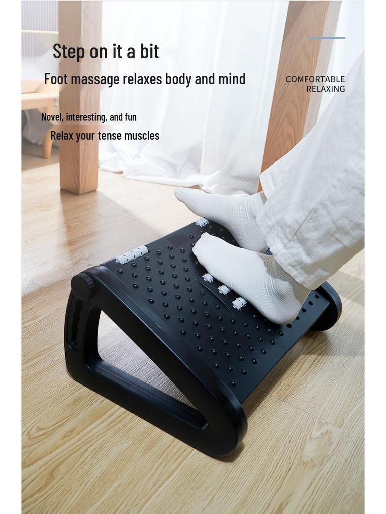 Adjustable Office Footrest Stool for Under Desk Anti-Leg-Crossing