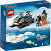 LEGO City Arctic Explorer Snowmobile Toy, a great gift for birthdays, Christmas, and other educational toys for boys and girls ages 5, 6, 7, and 8. Pe