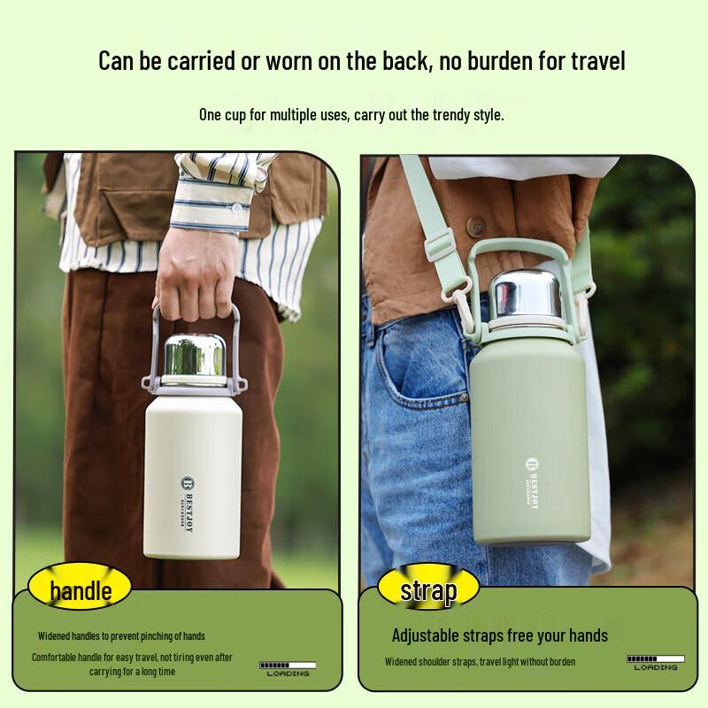 FUGUANG Men s Large Capacity Outdoor Insulated Water Bottle