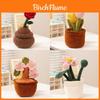 Roses Tulips Peach Blossoms Lotus Flowers Plush Toy Stuffed Doll For Home Decor And Gift