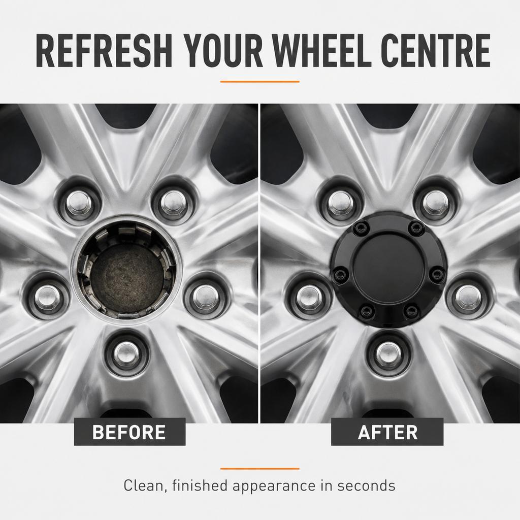 4PCS 68mm Car Wheel Center Caps Black/silver ABS Hub Caps Snap-In Wheel Rim Center Covers, Easy Installation Car Exterior Accessories