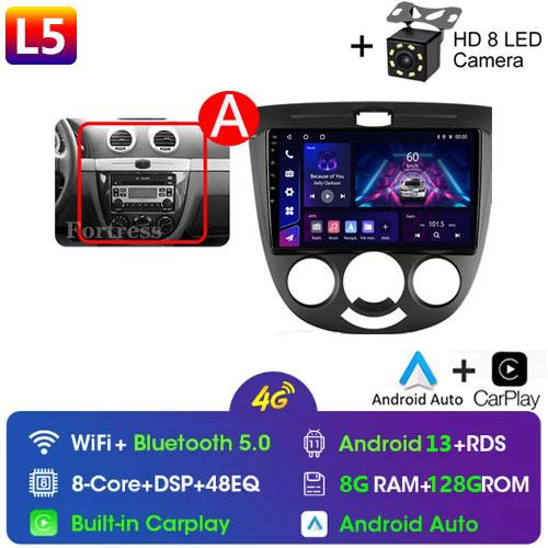 2din Android 13 Auto Carplay Car Radio Multimedia For Chevrolet Lacetti J200 For Buick Excelle Hrv 2004-2008 Video Stereo GPS 4G
