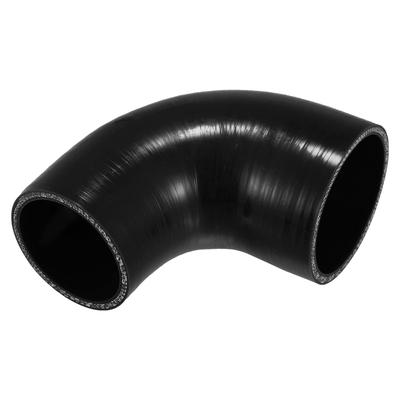 X AUTOHAUX 1 peça 63mm/2,48"-76mm/2,99" Diâmetro Interno 90mm/3,54" Comprimento 90 Graus Preto Mangueira de Silicone para Carro Mangueira Universal