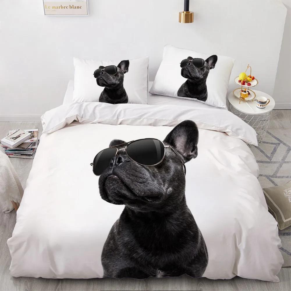 Comforter 3D Bedding Sets Pets Dog Cute King Queen Dalmatian Dogs Comforter