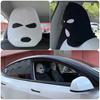 Car Seat Headrest Cover Balaclava 3Holes Full Cover Halloween Christmas Funny Car Decoration Universal for Tesla BMW Nissan
