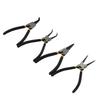HFS(R) 4-Piece Snap Ring Pliers Set, Tools for Work and Repair, Total Length 180mm