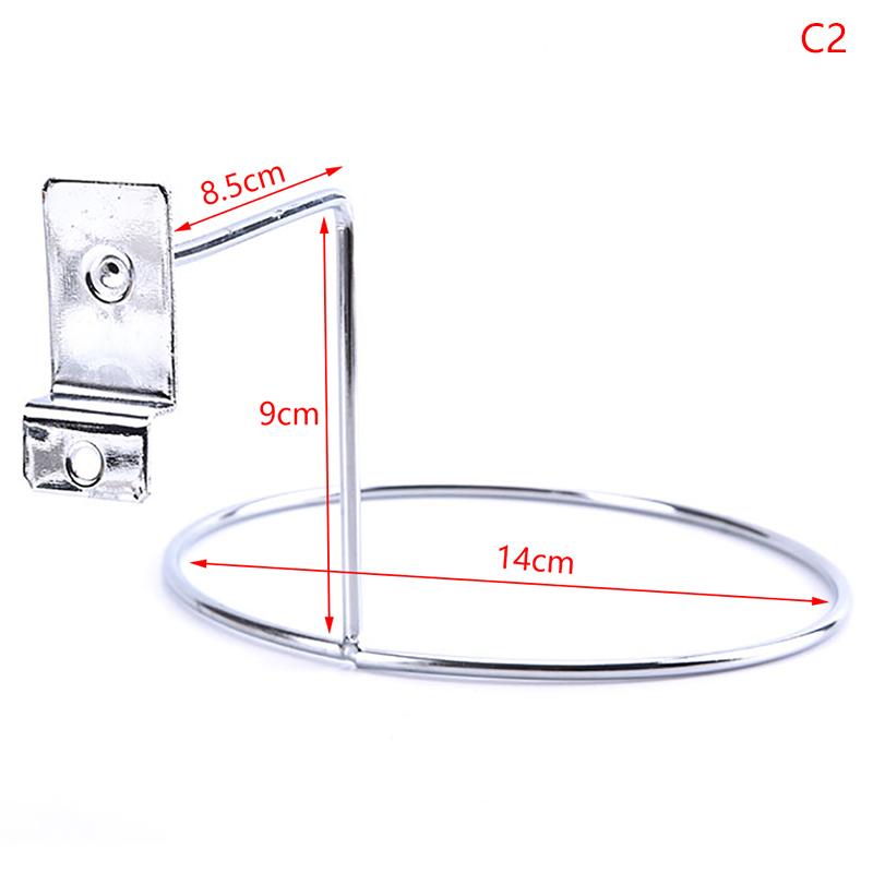 Slatwall Ball Display Ring Holder Heavy Duty Steel Wire Cap Hat Display Rack