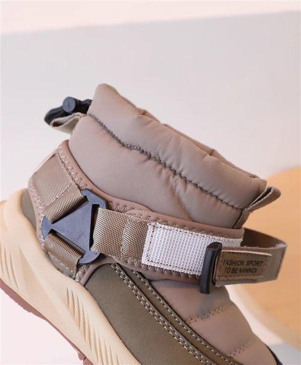 Mädchen Kleinkind Winter Baumwollstiefel - Samtgefüttert, Rutschfest, Weiche Sohle, Warme Schneestiefel