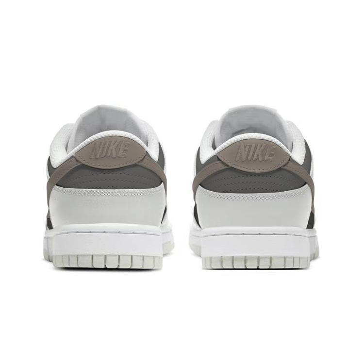 Nike Dunk Cow Leather Slip Resistant, Abrasion Resistant, Lightweight Low top Skateboard Shoes Men's Black Gray DD1391-103(Team641-)