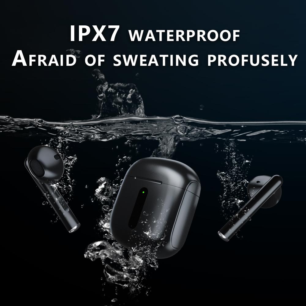 Wireless Earphones F1 48dB Active Noise Cancellation 48H Battery Life IPX7 Waterproof Bluetooth 5.3 Earbuds