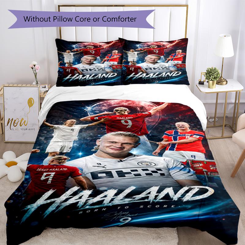 Haaland Quilt Cover Set Perfect for Playroom Machine Washable Perfect Gift for Friends & Family