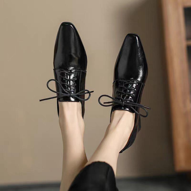 2026 Women Pumps Elegant Spring Fashion Pumps Women Ankle Boots Designer Heels Oxford Shoes Casual Leather Big Size High Heels