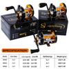Round Baitcast Fishing Reel Sea Fishing 6+1BB 17-22LB Trolling Reel Drag Reel Saltwater Freshwater