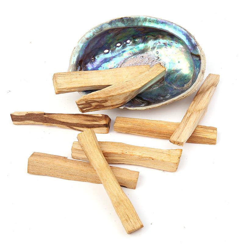 5 Stück Palo Santo Holzstäbchen Drachenblut Natürliches Räucherwerk Heiliges Holz Streifen Aromatherapie-Stäbchen Reinigung für Zuhause Luftreinigung