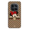 Funda de teléfono - MANIACASE - Xiaomi Redmi Note 15 Pro Plus 5G - Silicona TPU - Diseño Minnie Gucci - Negro