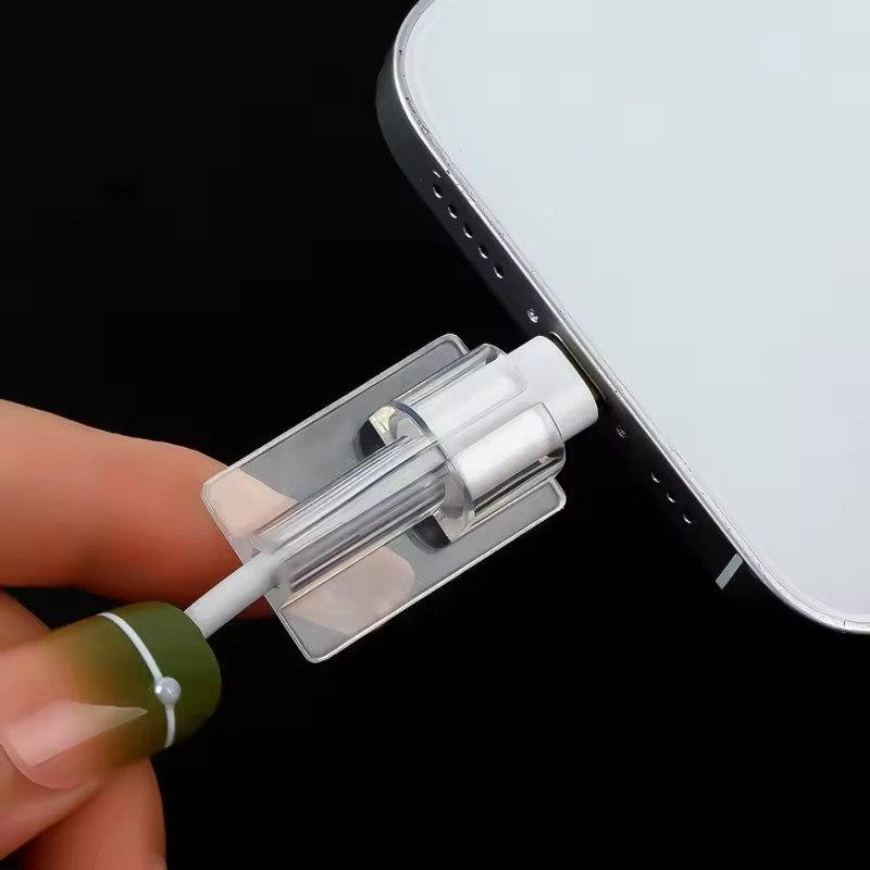 5 Stück Premium Transparente Kabelschutzhüllen Universal für Apple iPhone 15 14 16 Pro Max Samsung Xiaomi Langlebiges Ladekabel