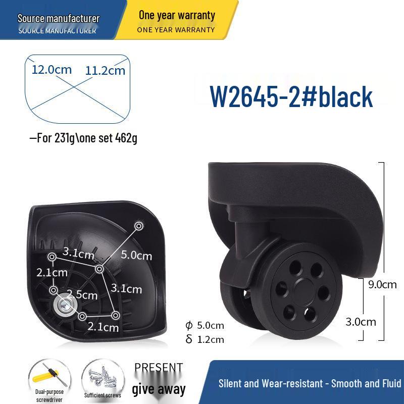 Rodas de Substituição Universal para Malas e Malas de Trolley