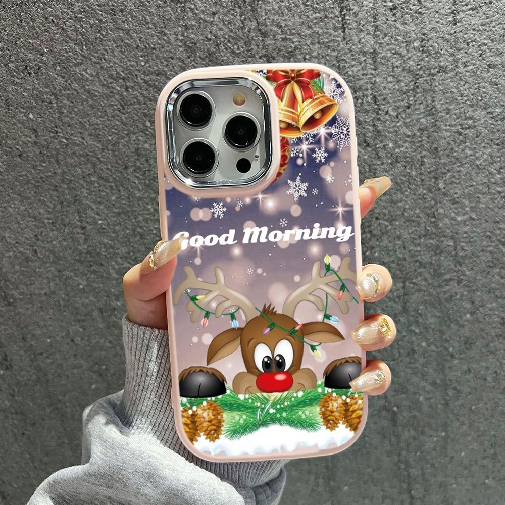 

N106 Happy New Year Christmas мягкие чехлы для телефонов iPhone 16 Pro Max Xiaomi 11 Lite 5G NE Redmi 13C Note 11s рамка с покрытием защитная задняя крышка для камеры Redmi 13C