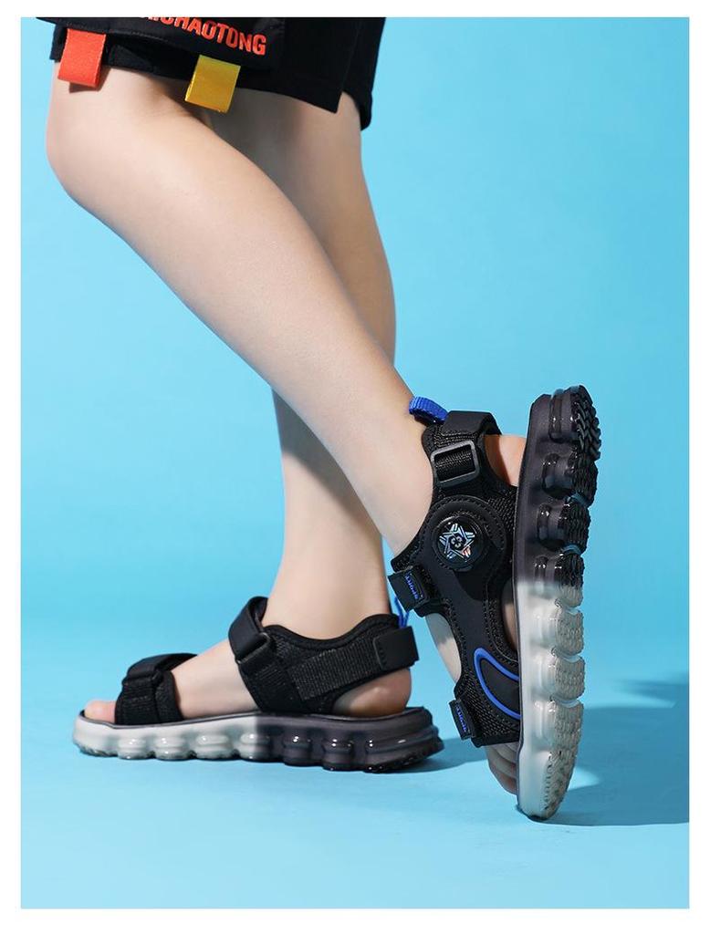2026 Boys' Non-slip Soft Sole Sports Sandals - New Summer Beach Style for Medium to Large Children