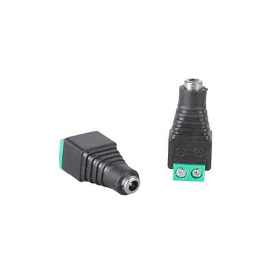 2Pcs Male Female Power Connectors Plug 3.5mmx1.35mm Cable Jacks Adapter Easy Installs for Security Cameras