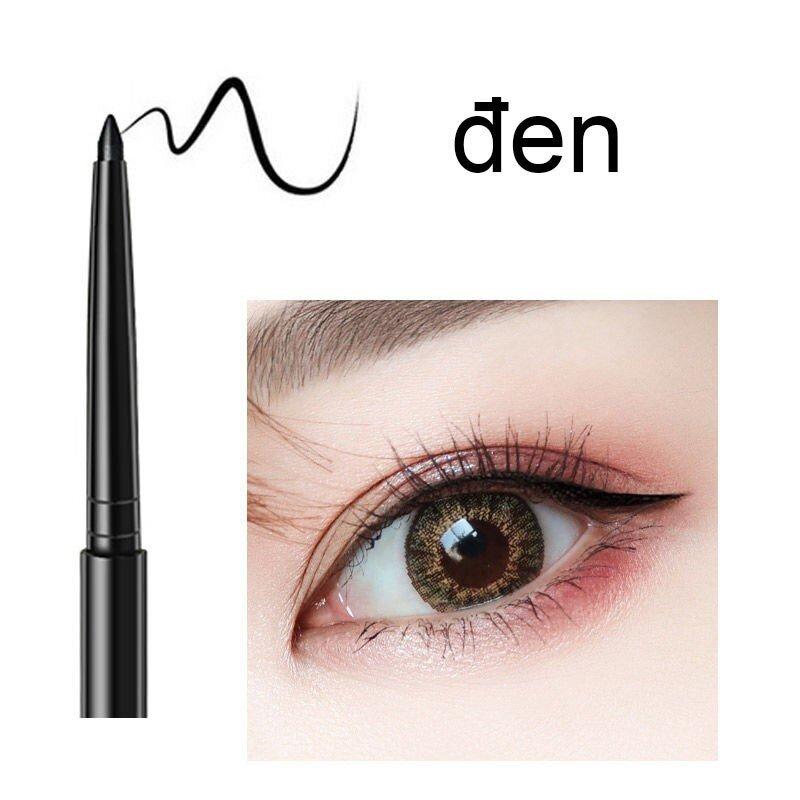 

Водостойкая черная автоматическая подводка для глаз Карандаш для больших глаз Макияж Длительная подводка для глаз Быстросохнущая ручка чёрный