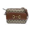 [Usato] Borsa a Spalla Piccola Horsebit 1955 'Beige/Ebano' - Buono #1PQTH22