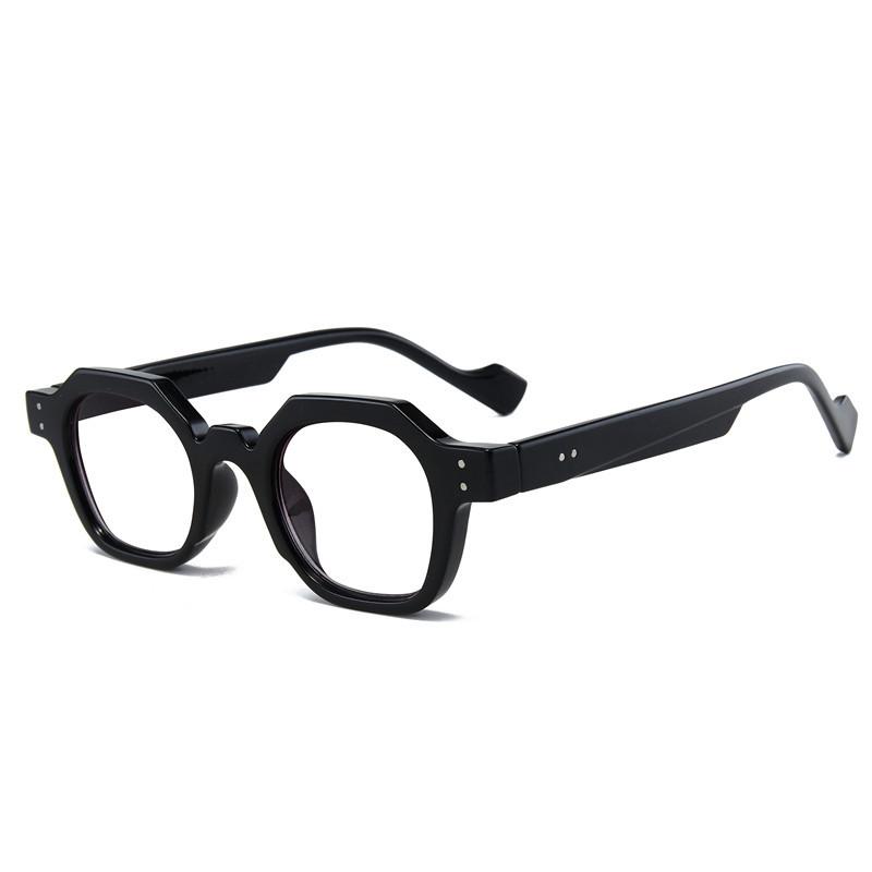 Women's glasses, men's and women's fashion polygonal glasses