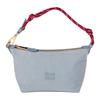 MIU MIU Logo Besticktes Gewebtes Armband Baumwoll-Tragetasche Damen Tragetaschen Blau 5NE841_2IA7_F05DH