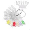 10 Sheet Total 60 Tips Nails Sticks Supplies for Polish Display and Home DIY