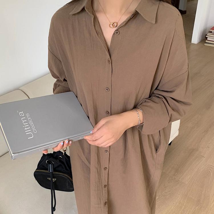 S-2XL Cotton Summer Shirt Dress Pink Evening Vintage Dress Party Oversize Long Beach Women Dresses Loose Robe