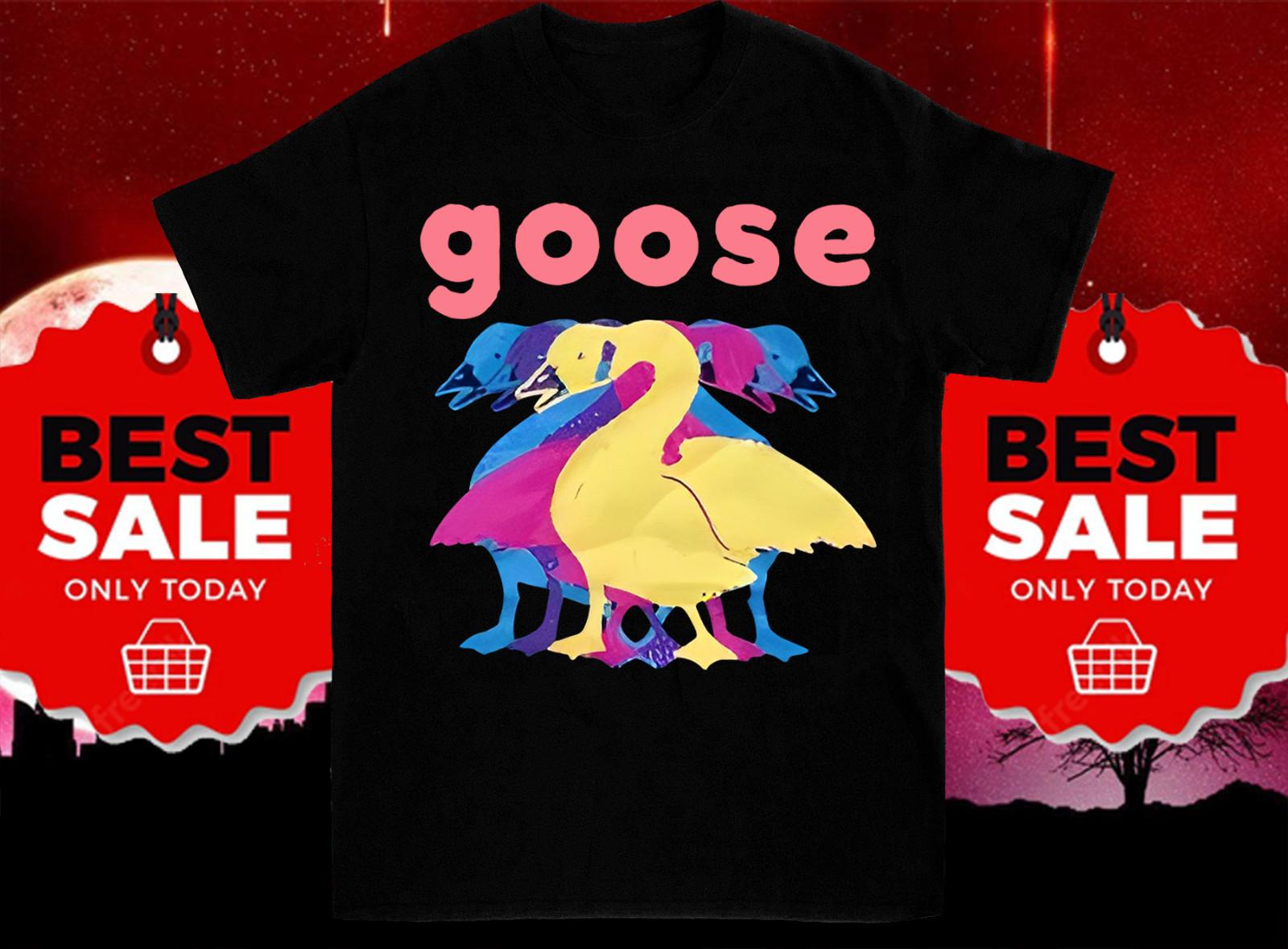 Hot Music The goose Band T-shirt Black Short Sleeve All Size S4XL CG1067 M