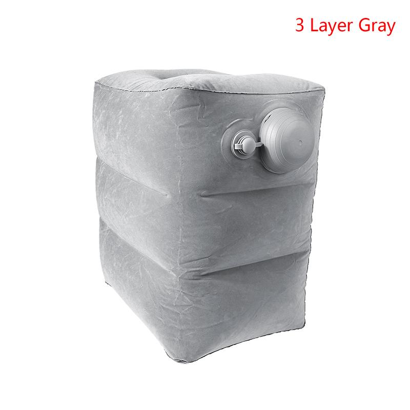 

Надувна Подорожня Подушка Підставка для Ніг Дитяча Автомобільна Літак Спальне Ліжко Підтримка Ніг Регульована по Висоті Подушка-Підставка для Ніг для Тривалих Подорожей