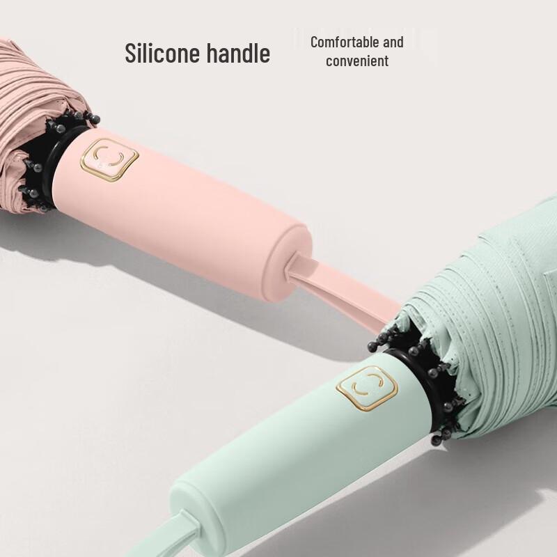 MAYDU Automatic Three-Fold UV Sun/Rain Umbrella
