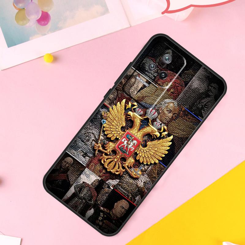 Coat Of Arms Russian CCCP Flag Case For Xiaomi 11T 12T Pro 11 12 13 Lite 12X POCO F5 X3 X5 Pro M4 M5s F3 F4 X4 GT Cover