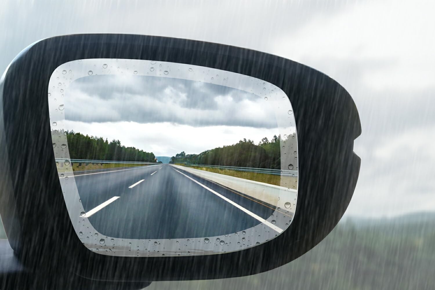 

[Set of 2] ClearView Honda FIT 2020 Model Compatible with Hydrophilic Film, Door Mirror, Special shape type