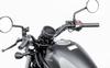Kijima Rebel Motorcycle Parts Matte with Mounting Part Number 250/S ('25-/8BK-MC49) Handlebars, Steel, Black, Holes, 204-3400