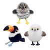 Automatic Flapping Birds Cat Toy Interactive Cat Teaser with 3 Wing Modes Chirping Sounds Self-Play Exercise Toy for Indoor Cats