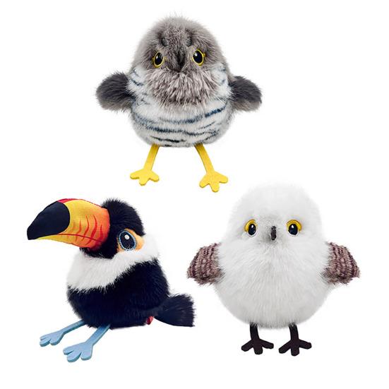 Automatic Flapping Birds Cat Toy Interactive Cat Teaser with 3 Wing Modes Chirping Sounds Self-Play Exercise Toy for Indoor Cats