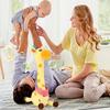 Rechargeable Musical Educational Doll with Lights Interactive Baby Gift Repeating What You Say Dancing Talking Giraffe Toy