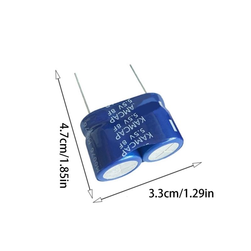 Ultrahigh Capacity 8.0F 5.5V Preassembled Supercapacitor With Rapid Charging Discharge Performances