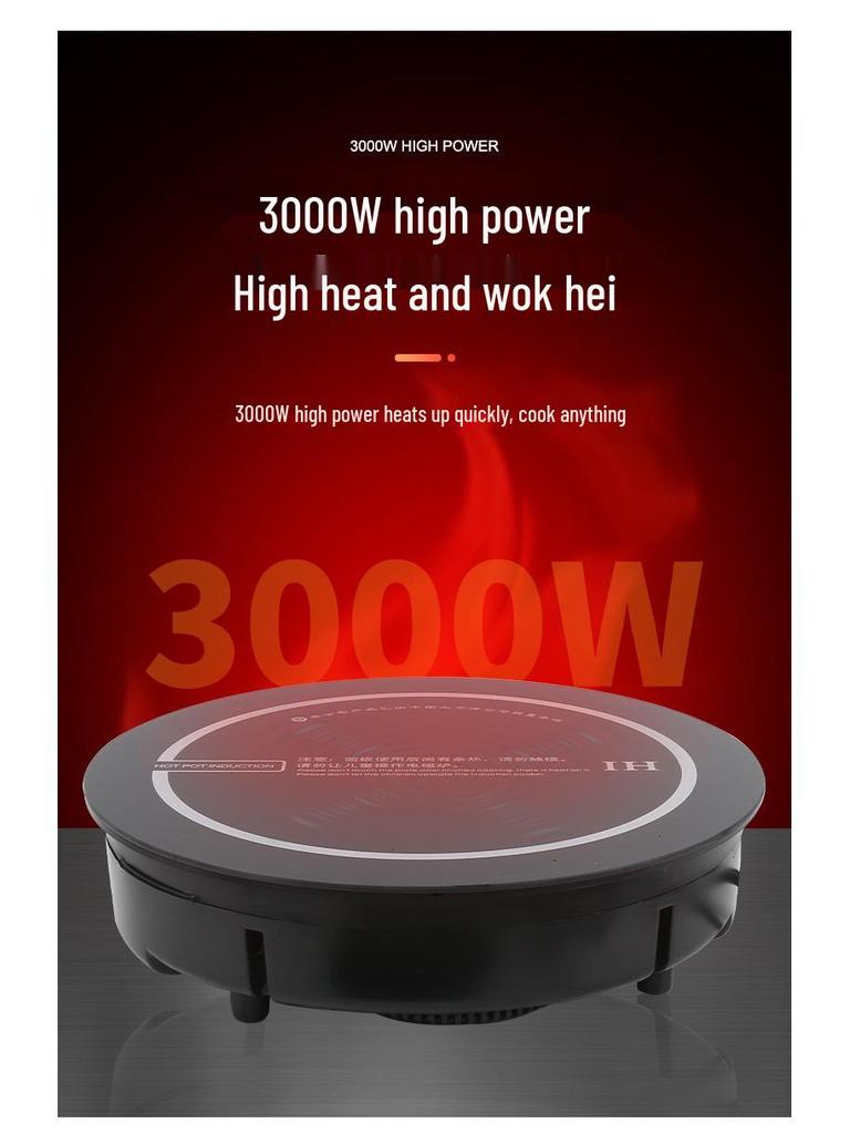 Επαγγελματική Επαγωγική Κουζίνα Εξοικονόμησης Ενέργειας με Ενσωματωμένα Χωνευτά Χειριστήρια Αφής για Εστιατόρια και Ξενοδοχεία