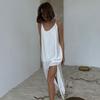 Western Style New Comfortable Loose Sling Backless Nightdress Home Wear Backless Sleeping Dress