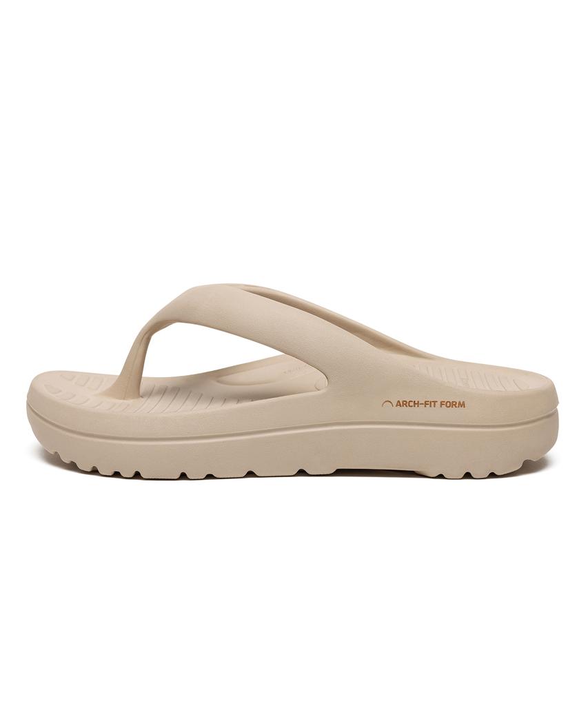 Akiii Classic Arch-Fit Foam Flip-Flops Sahara Beige