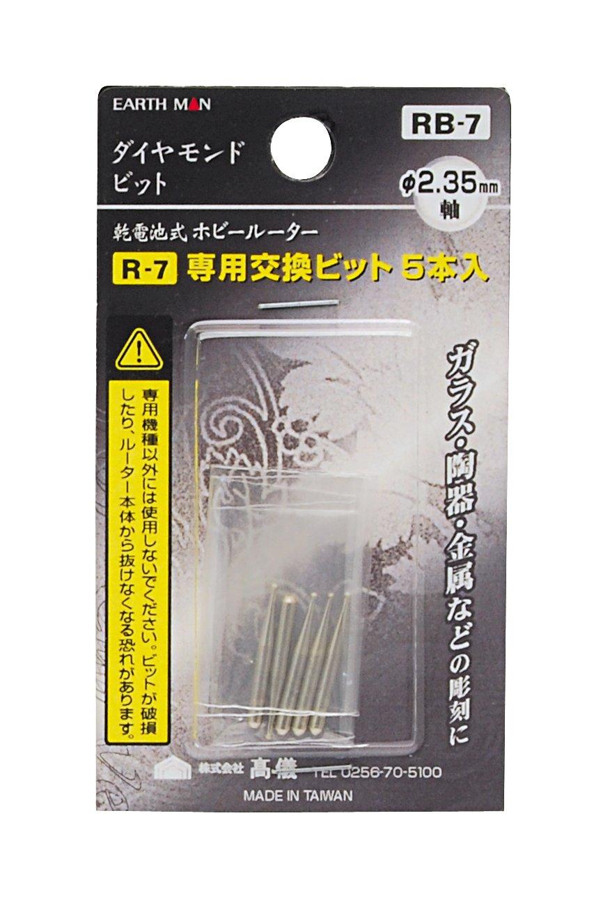 

Takagi EARTH MAN эксклюзивные алмазные 5 R-7 бит, штук, RB-7