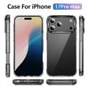 Stylish Full Wrap Clear Case for iPhone 17 Air 16 Plus 15 pro max, Anti-Yellowing Shockproof Air Cushion Corners Slim Anti-Scratch Phone Shell
