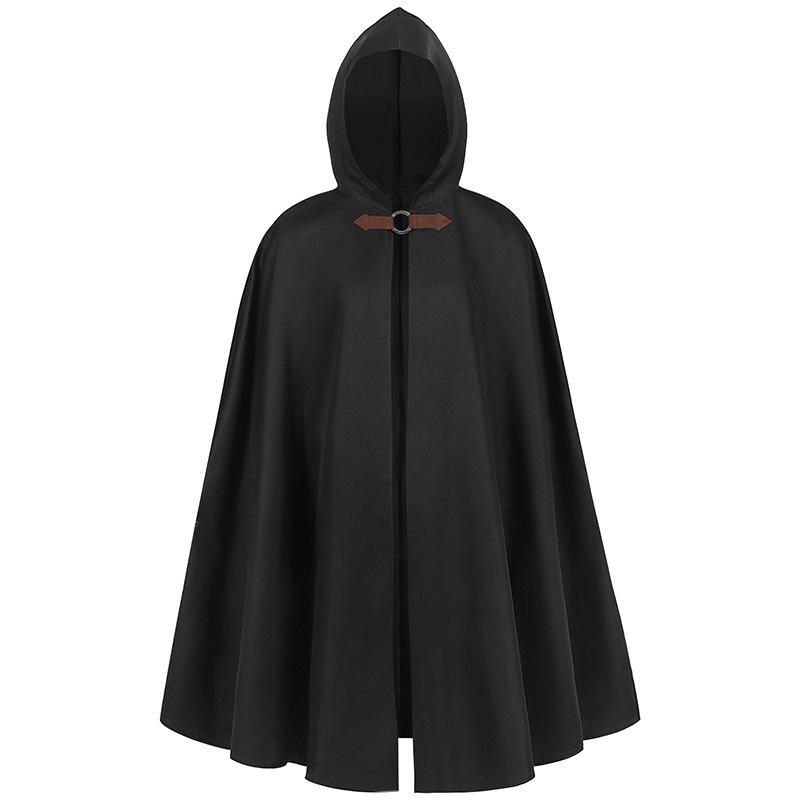 Pánský halloweenský středověký upírský plášť a pirátský kostým