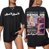 Kenia Os Pink Aura Tour 2024 Graphic T Shirts Unisex Womens Clothing Fashion Aesthetic Tshirt 100 Cotton Oversized Loose T Shirt