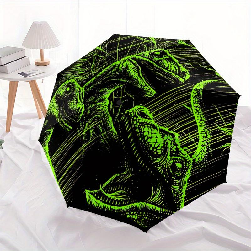 1pc Dinosaur Jurassic Windproof Automatic Cute Umbrella, Lightweight for Women/Men, Perfect Christmas Gift a0811277